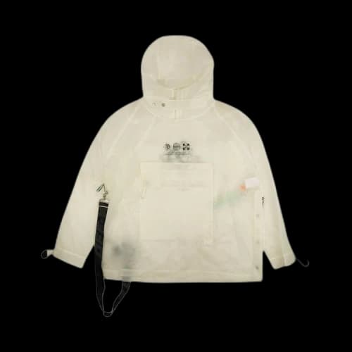 Off-White Multi Symbols Folding Smock 'Transparent'