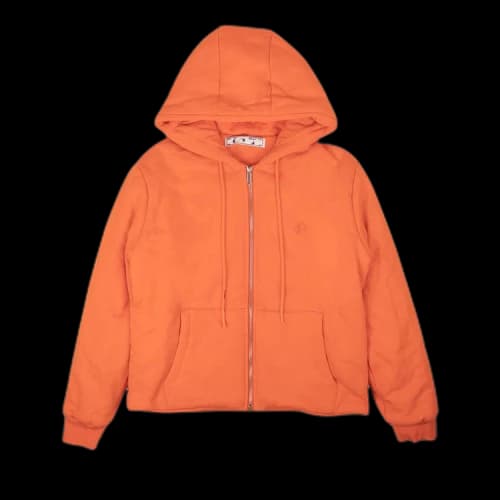 Off-White Winter Skate Zip Hoodie 'Orange'