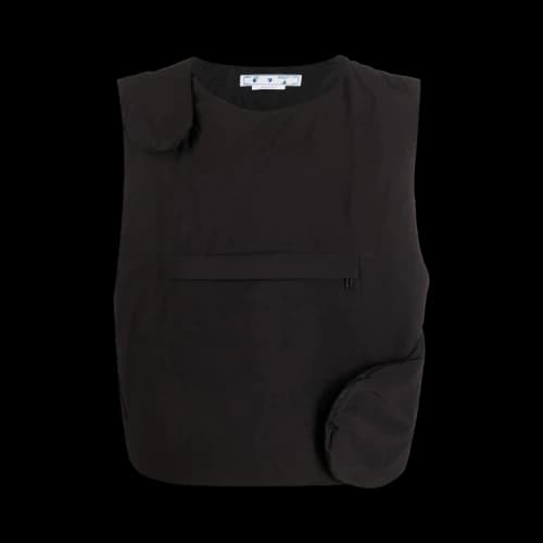 OFF-WHITE Patch Peach Vest Strap Black