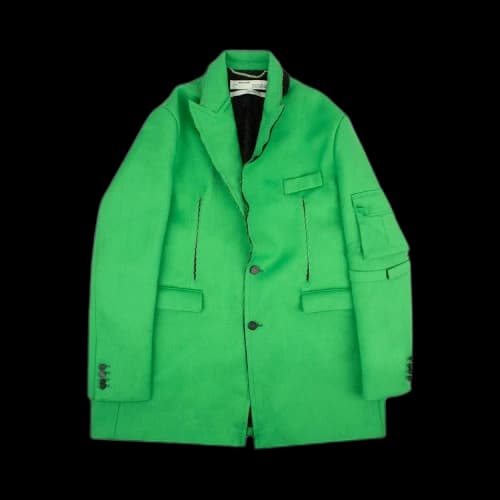 Off-White Cargo Bonded Over Jacket 'Green'