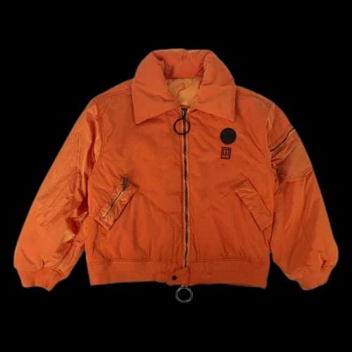 Off-White Oversized Bomber Jacket 'Orange'