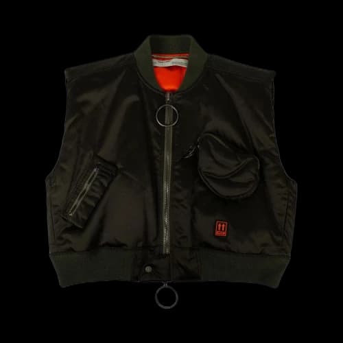 Off-White Arrows Cropped Vest 'Green'