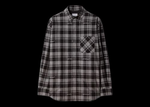 OFF-WHITE Checked Flannel Grey/Black