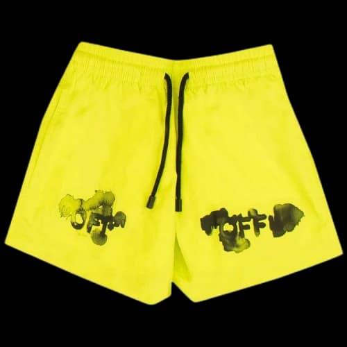 Off-White Moonrise Swim Trunks 'Yellow'