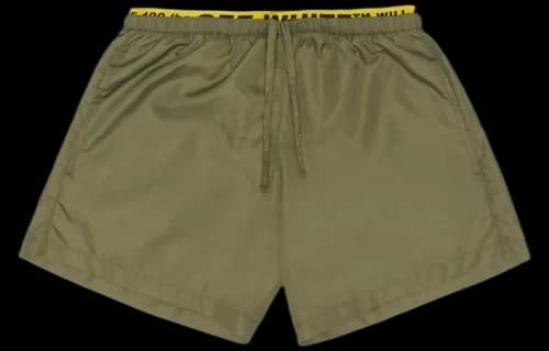 Off-White Classic Industrial Swim Shorts 'Army Green'