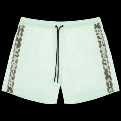 Off-White Athl Logoband Swim Short 'Pastel Green/White'