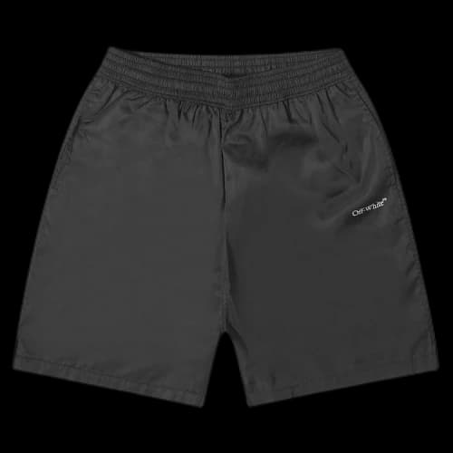 Off-White Arrow Surfer Swim Shorts 'Black'