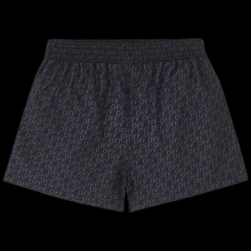 Off-White Off Stamp All Over Swim Shorts 'Black'