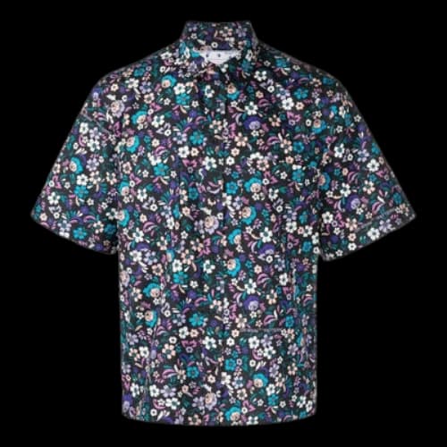 Off-White SS23 Flowers Summer Cotton Shirt