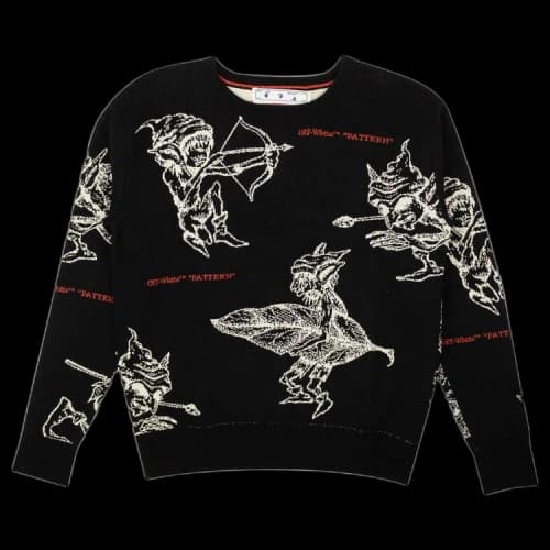 Off-White Elves Crewneck Sweater 'Black'
