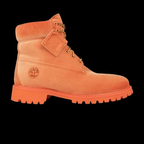 Off-White Timberland X OFF WHITE Velvet Boots 'Orange'