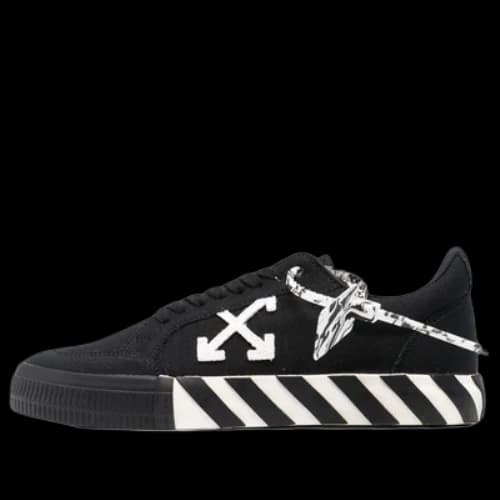 Off-White Low Vulcanized Canvas Sneaker 'Black White Orange'