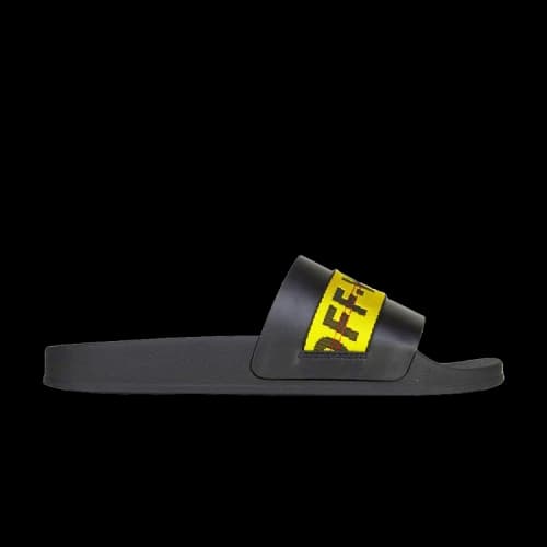 Off-White Industrial Sliders 'Black Yellow' S/S 2019