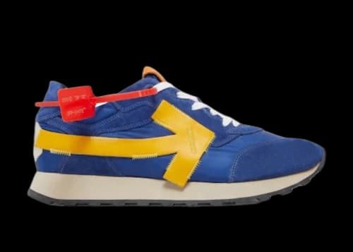 OFF-WHITE Arrow Running Blue Yellow