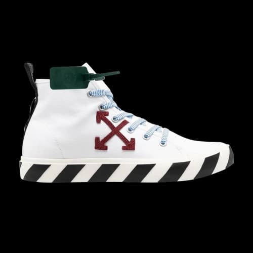 Off-White Vulc Sneaker Mid 'White Burgundy'