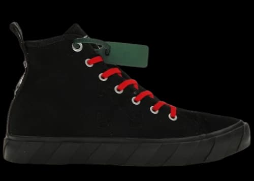 OFF-WHITE Vulcanized Hi Canvas Black Red