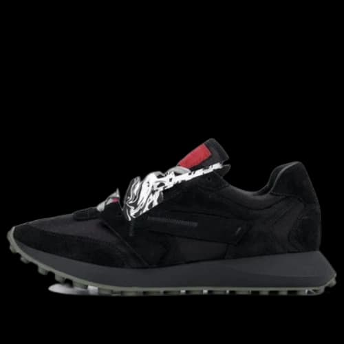 Male Off-White Arrow Sports Casual Shoes 'Black White Red'