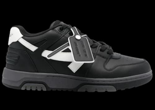 Off-White Out Of Office Calf Leather Black White