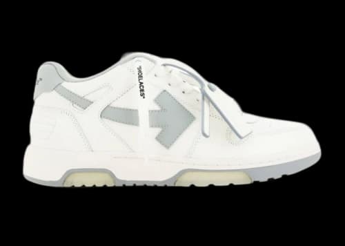 OFF-WHITE Out Of Office OOO Low Tops White Grey (2023)