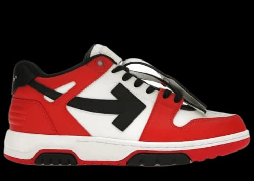 OFF-WHITE Out Of Office OOO Low Tops Red Black (2024)