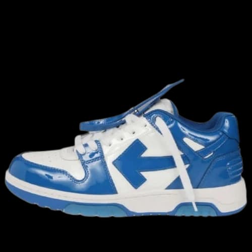 Off-White Out Of Office Low-Top Patent Sneaker 'Blue White'