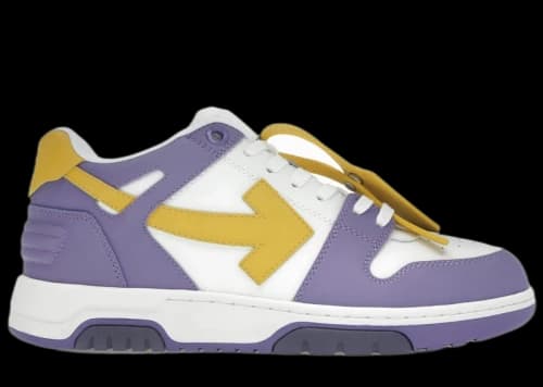 OFF-WHITE Out of Office Sneaker White Purple Yellow