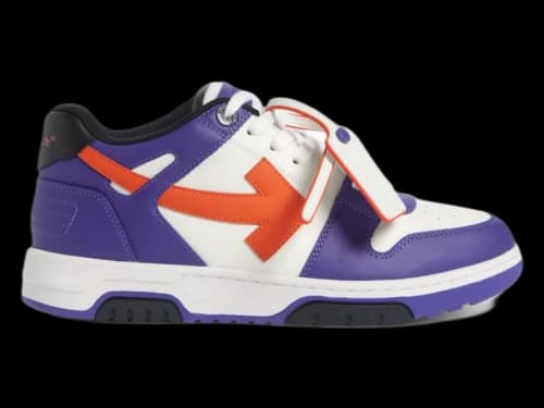 OFF-WHITE Out Of Office OOO Low Tops White Purple Orange