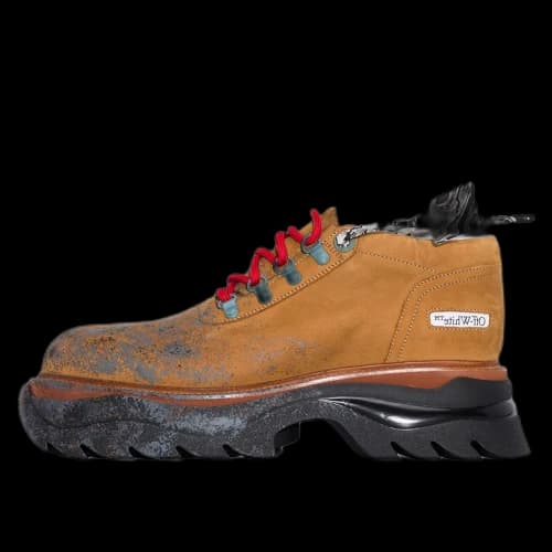 Off-White Off White Ridged Sole Sneakers Brown (2021)