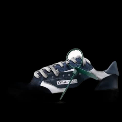 Off-White 5.0 Panelled Low-Top Sneakers 'Navy White'