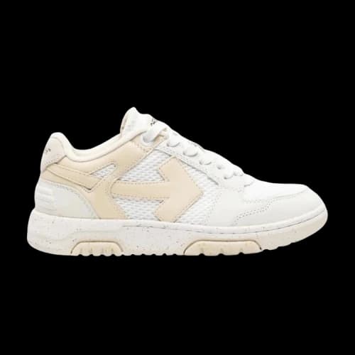 OFF-WHITE Out Of Office Low Slim White Beige