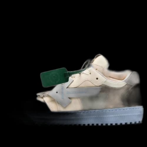 Off-White Floating Arrow Low-Top Sneakers 'Beige Blue'