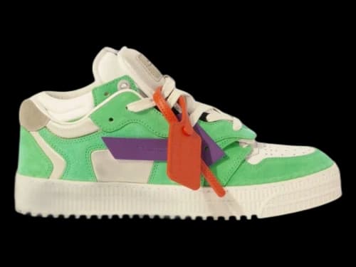 OFF-WHITE Floating Arrow Low Neon Green Purple