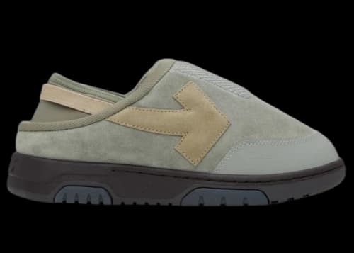 OFF-WHITE Out Of Office Mule Grey Beige