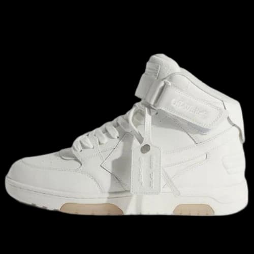 OFF-WHITE Out Of Office OOO Mid White Beige Sole