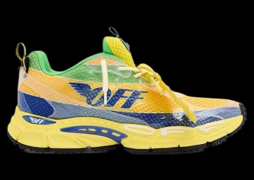 OFF-WHITE Be Right Back Formula 1 Yellow Blue