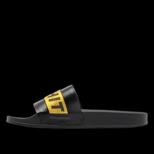 Off-White Off White Industrial Slides Black Yellow (2021)