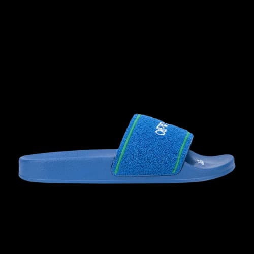 Off-White Logo Sliders 'Towel - Bright Blue'