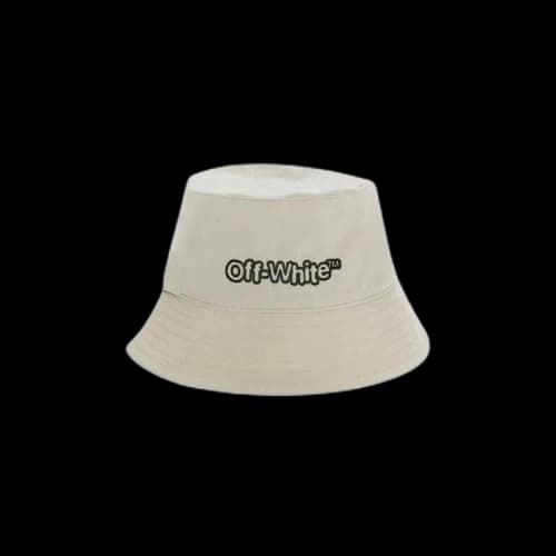 Off-White FF Blur Bucket Hat 'Bone/Black'