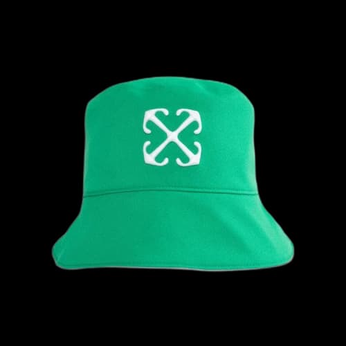 Off-White Reversible Arrow Bucket Hat 'Green/Black'