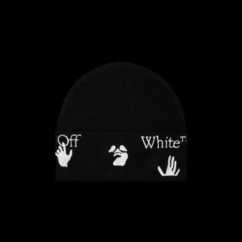 Off-White OW Logo Beanie 'Black/White'