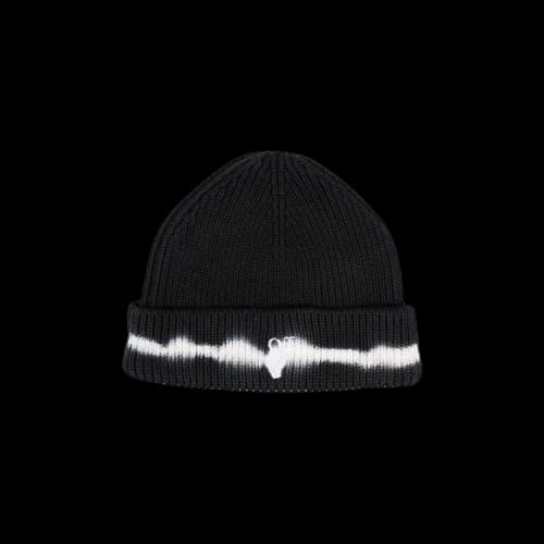 Off-White Tie Dye Rib Beanie 'Black/White'