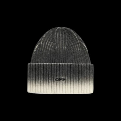 Off-White Off Loose Knit Degrade Beanie 'White/Black'