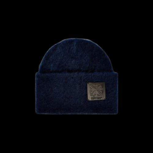 Off-White Arrow Patch Mohair Knit Beanie 'Blue'
