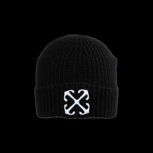 Off-White Arrow Ribbed Beanie 'Black/White'