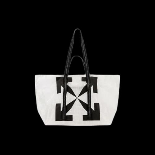 OFF-WHITE Logo Tote PVC White
