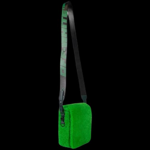 Off-White Fuzzy Binder Messenger Bag 'Green'