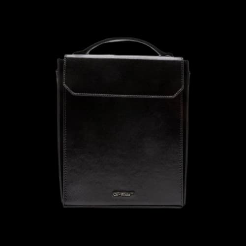 Off-White Vintage Leather Box Bag 'Black/White'