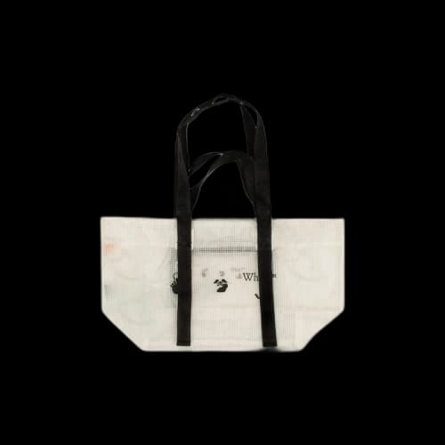 Off-White Logo PVC Small Tote Bag 'White'