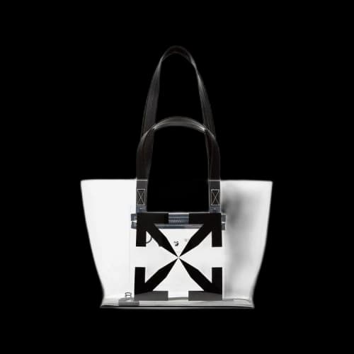 Off-White Small Arrow Pvc Tote Bag 'Transparent Black'