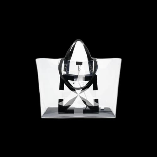 Off-White Big Arrow Pvc Tote Bag 'Transparent Black'